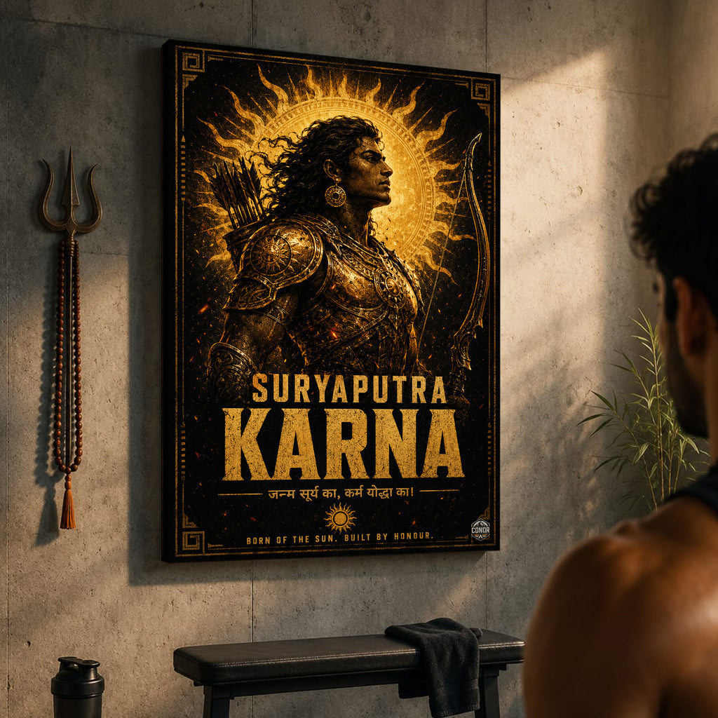Suryaputra Command Wall Art (CONQR_KARN_005)