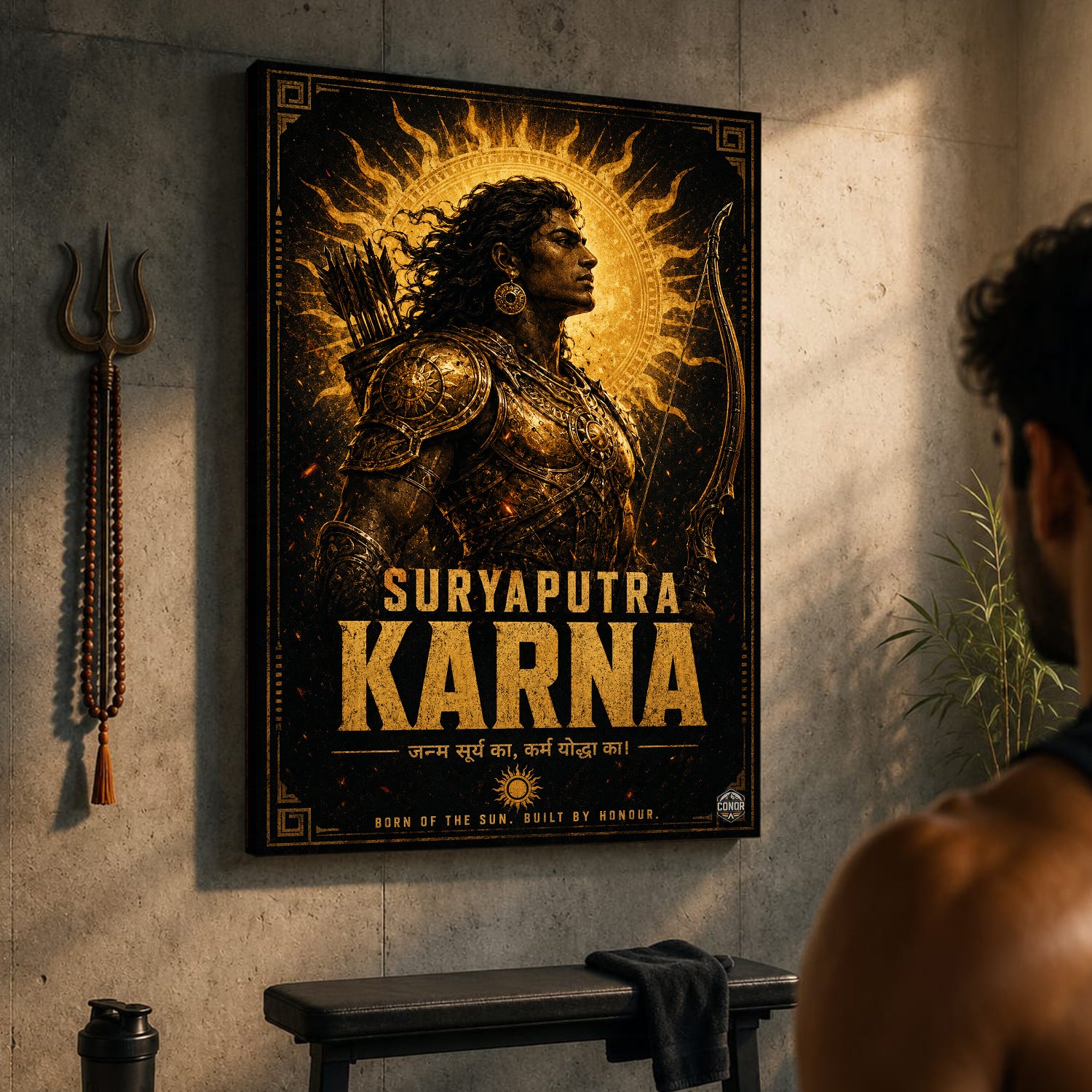Suryaputra Command Wall Art (CONQR_KARN_005)