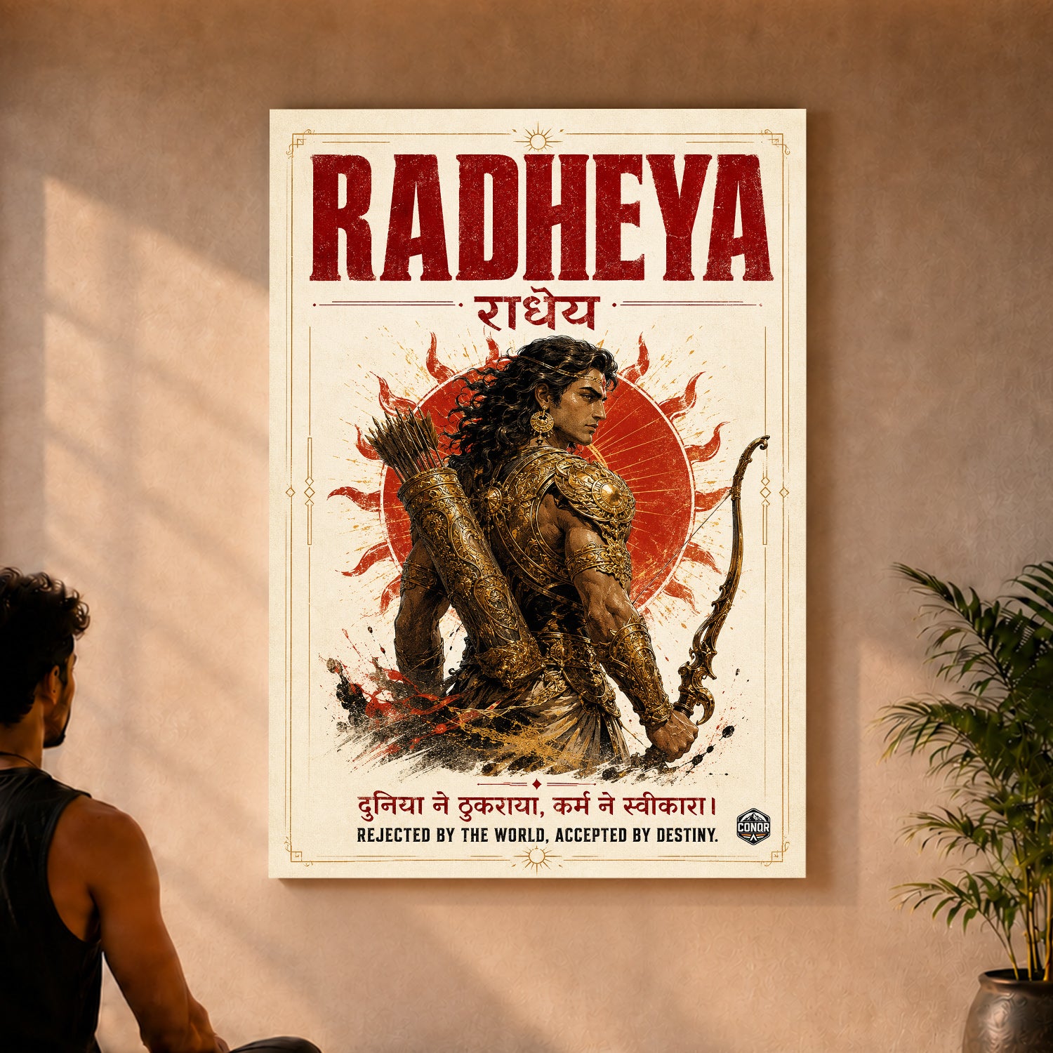 Karn Dharma Force Wall Art (CONQR_KARN_014)