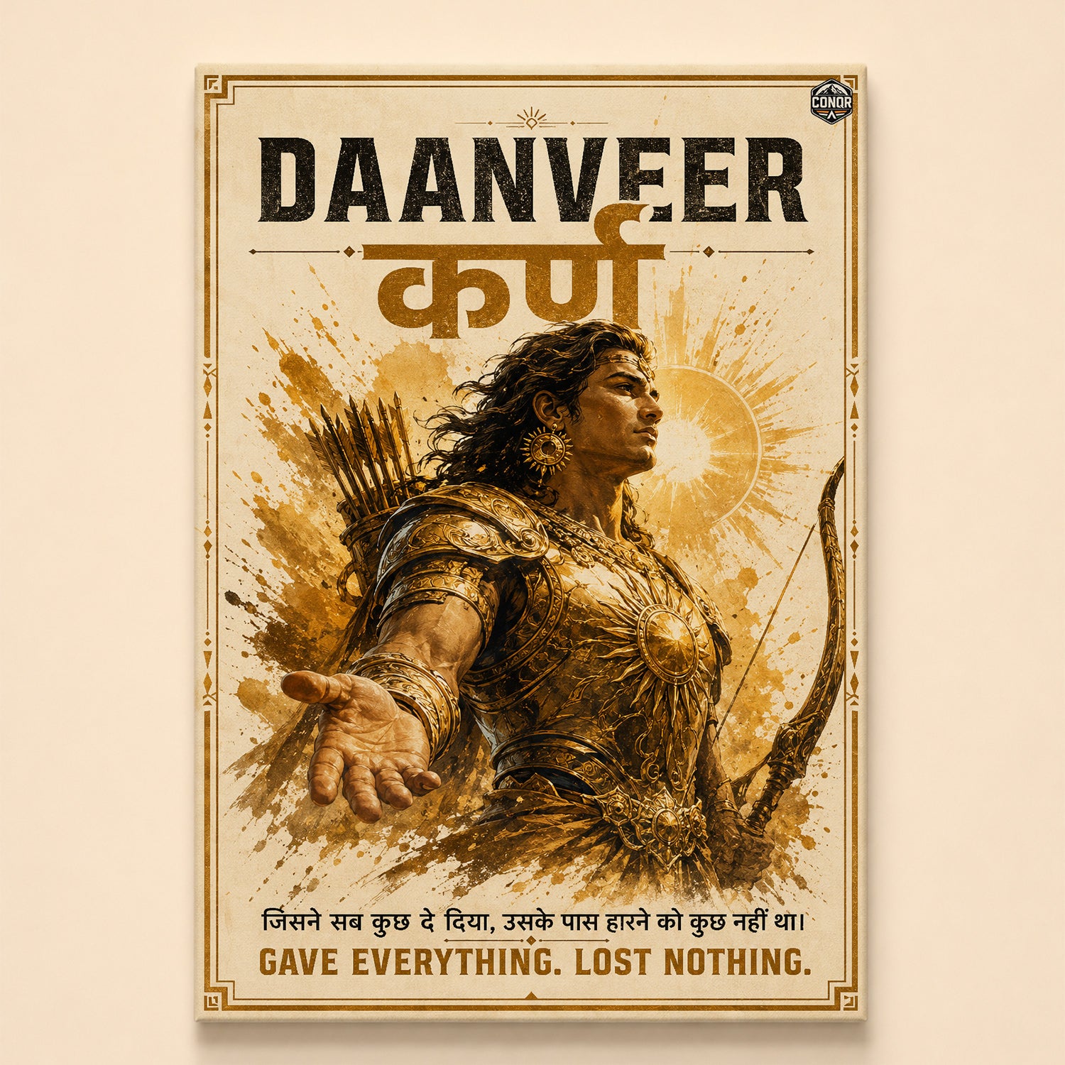 Daanveer Karna Royal Wall Art (CONQR_KARN_002)