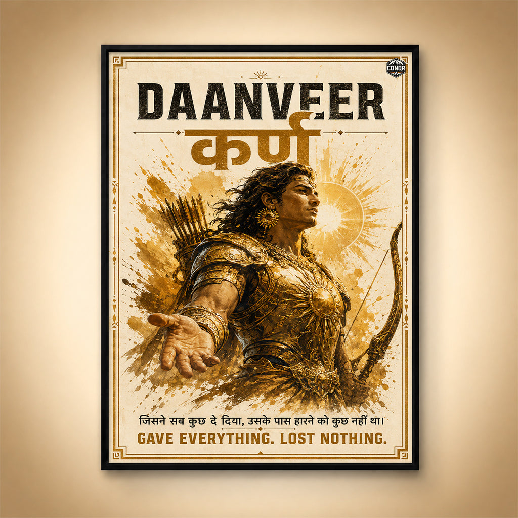 Daanveer Karna Royal Wall Art (CONQR_KARN_002)