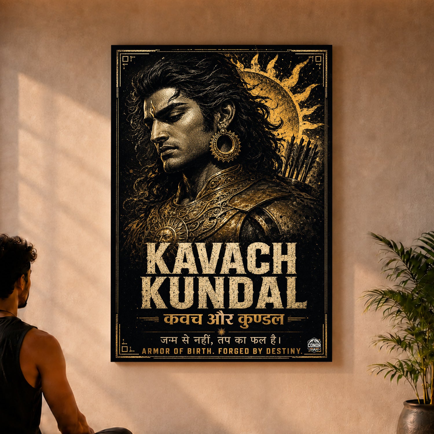 Karna Unbroken Soul Wall Art (CONQR_KARN_015)