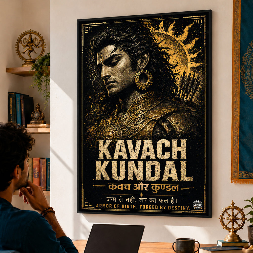 Karna Unbroken Soul Wall Art (CONQR_KARN_015)