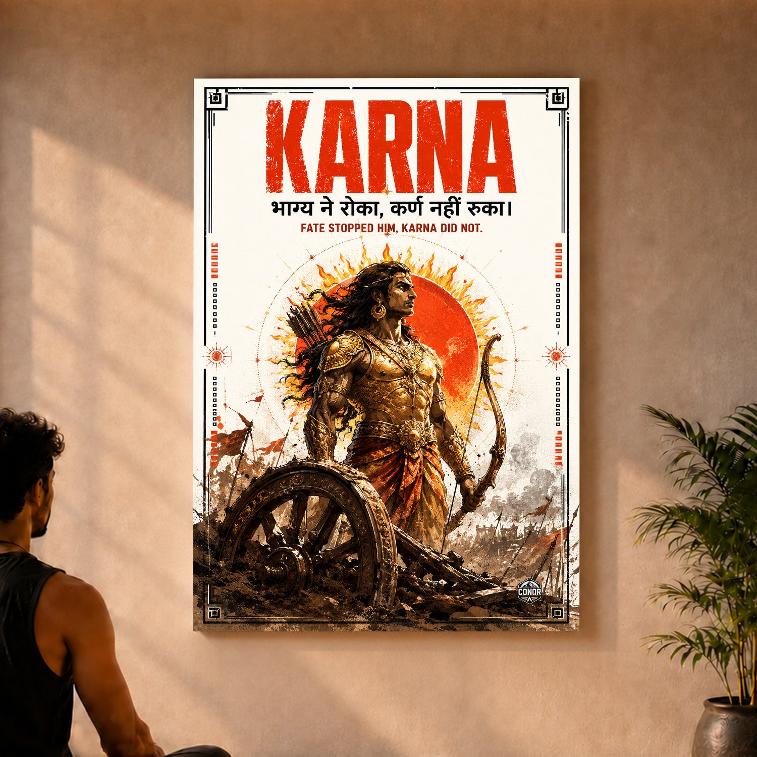 Karna Fearless Archer Wall Art (CONQR_KARN_007)