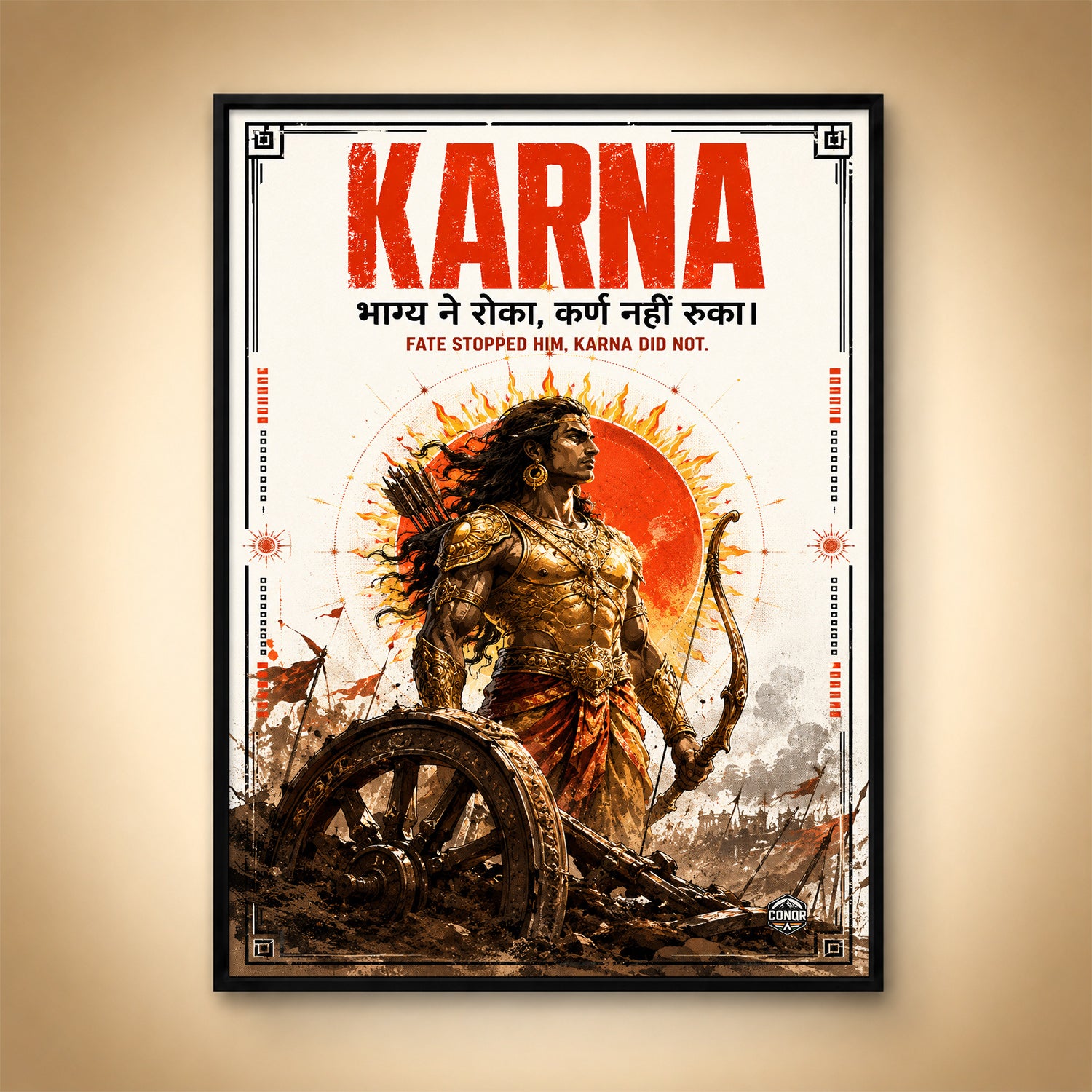 Karna Fearless Archer Wall Art (CONQR_KARN_007)