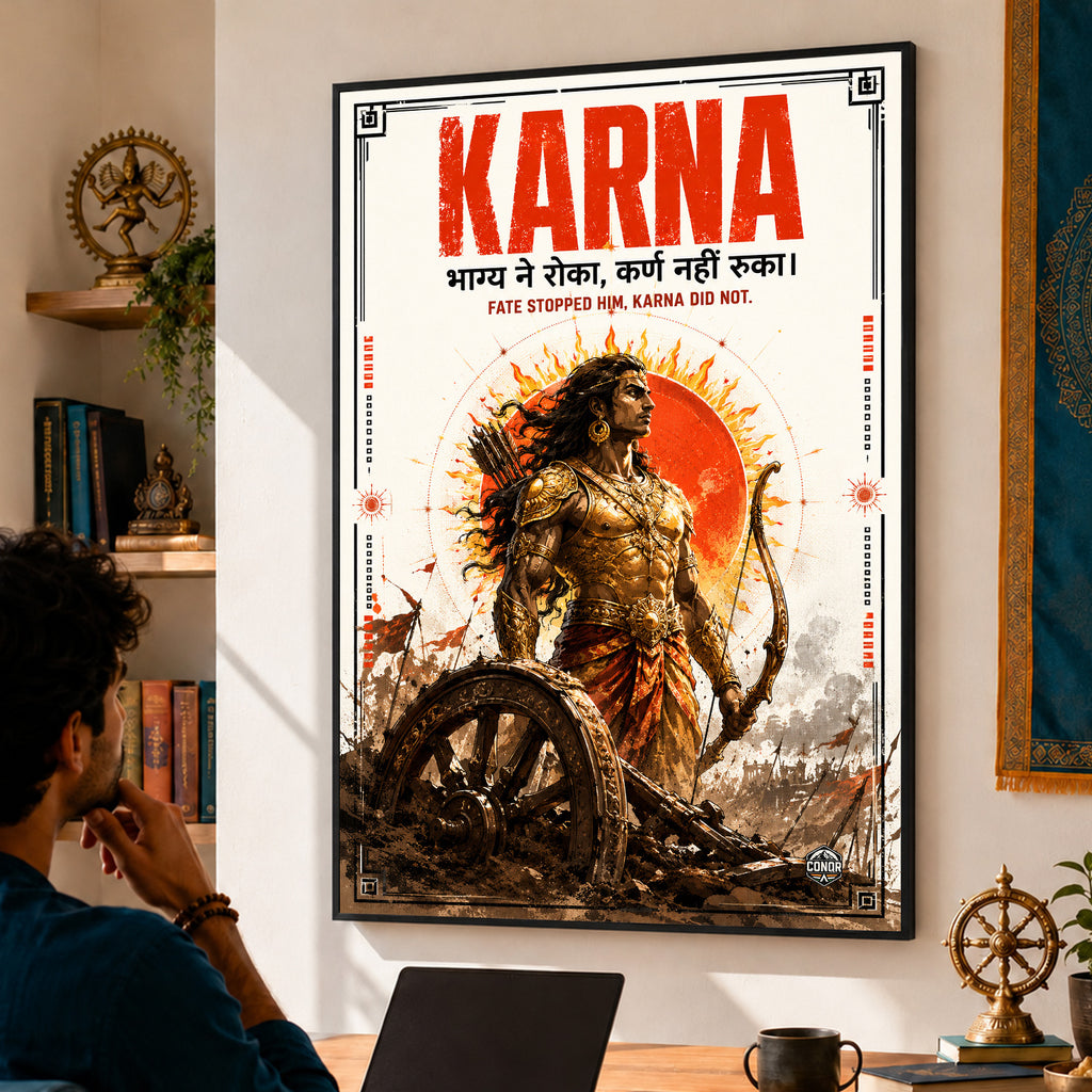 Karna Fearless Archer Wall Art (CONQR_KARN_007)