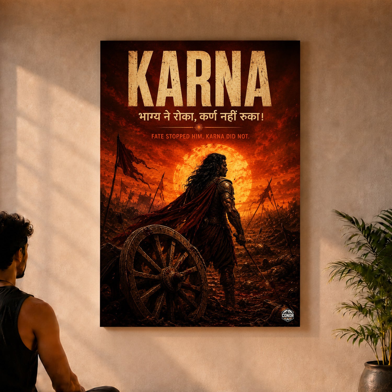Karna Eternal Honour Wall Art (CONQR_KARN_004)
