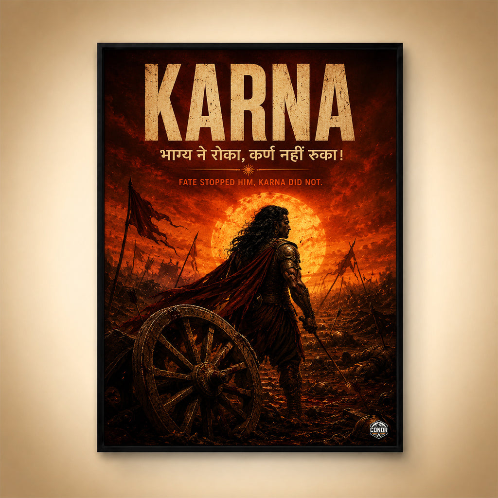 Karna Eternal Honour Wall Art (CONQR_KARN_004)