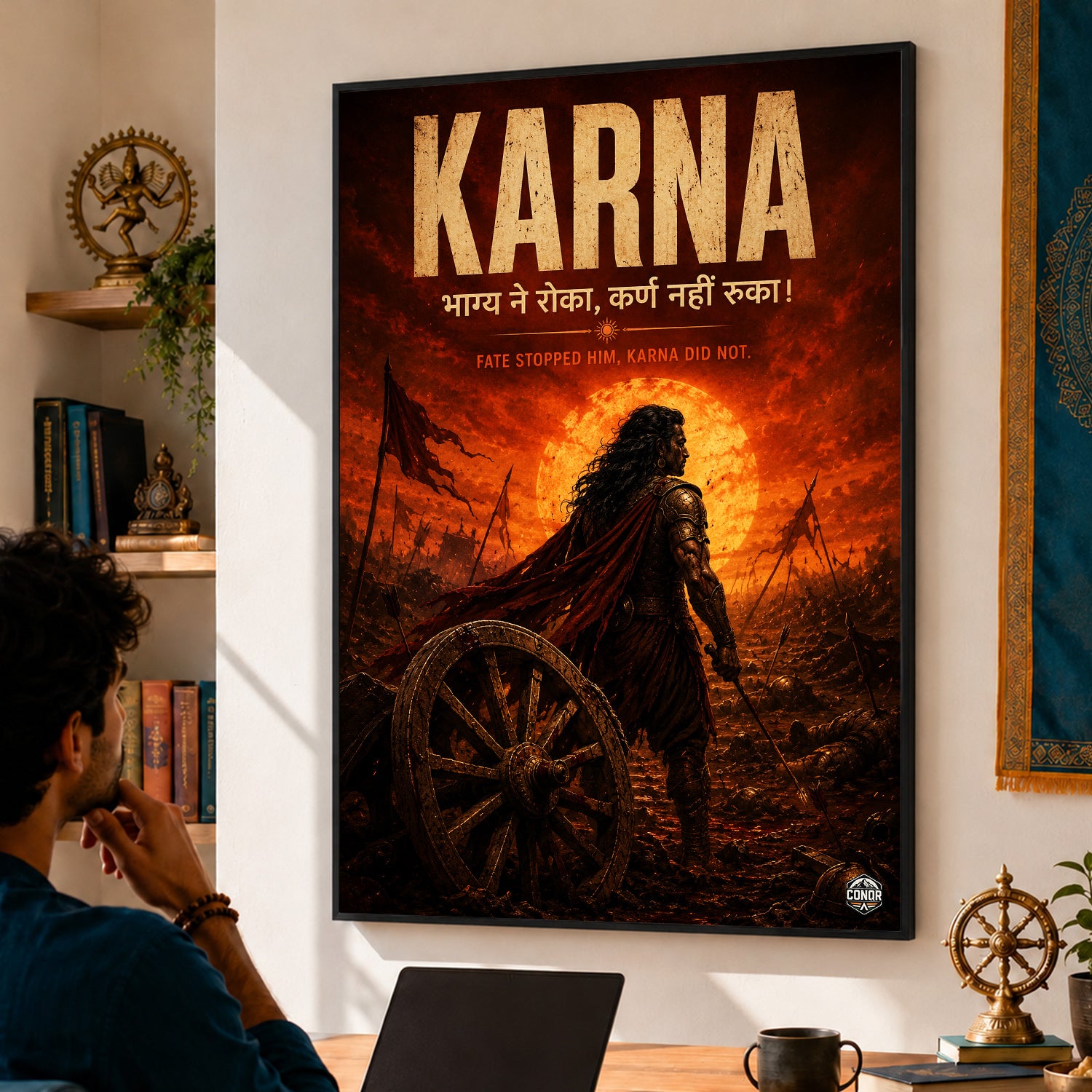 Karna Eternal Honour Wall Art (CONQR_KARN_004)