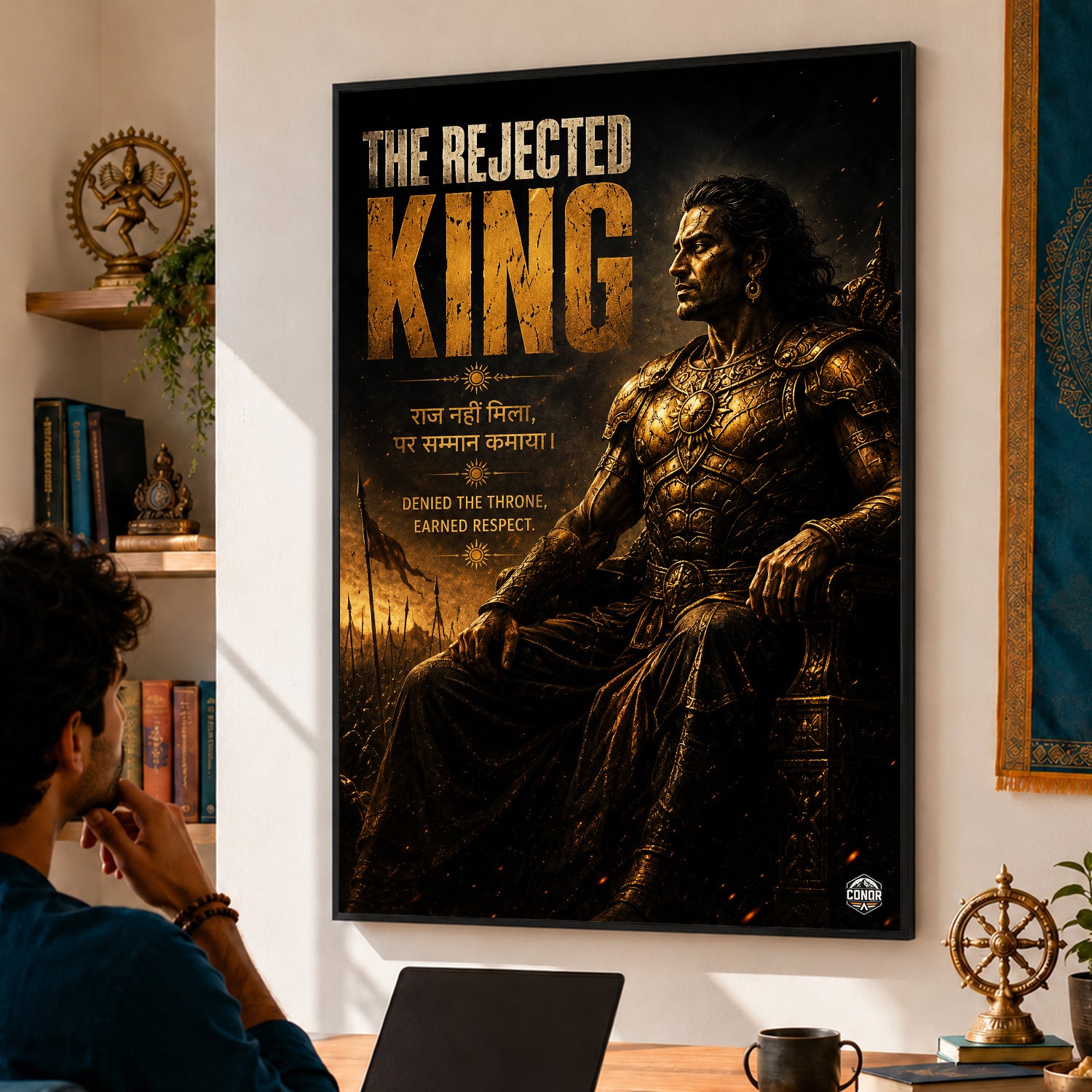 Karn Silent Strength Wall Art (CONQR_KARN_012)
