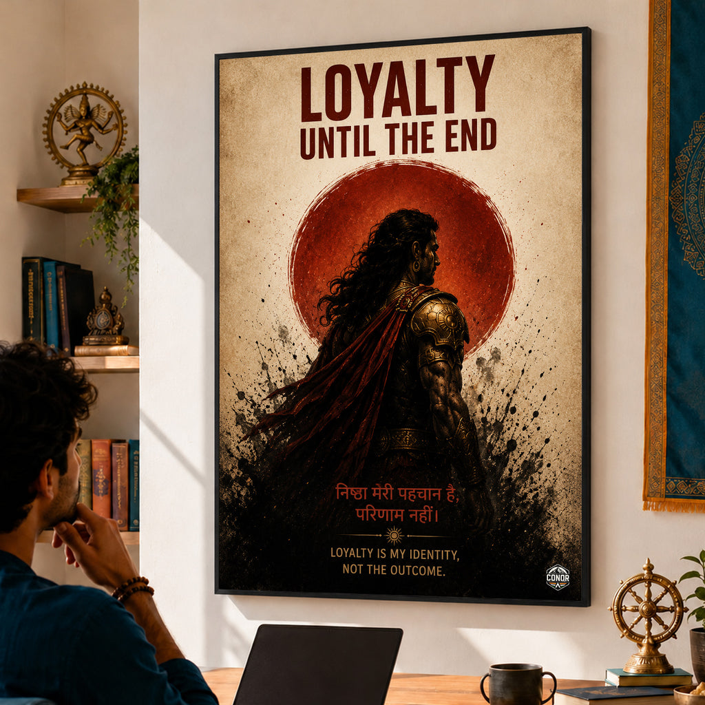 Suryaputra Flame Wall Art (CONQR_KARN_011)