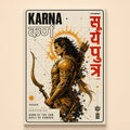 Karn Bhagwa Warrior Wall Art (CONQR_KARN_009)