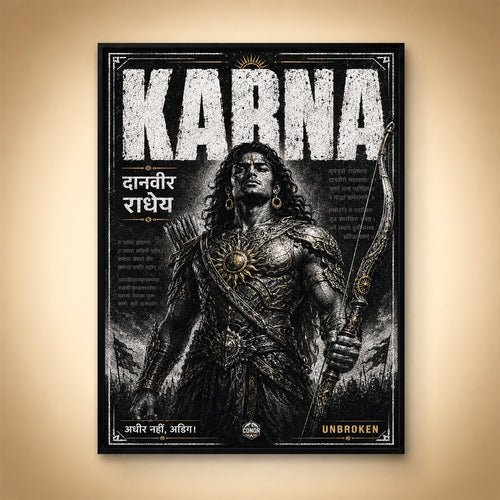 Daanveer Legacy Wall Art (CONQR_KARN_008)