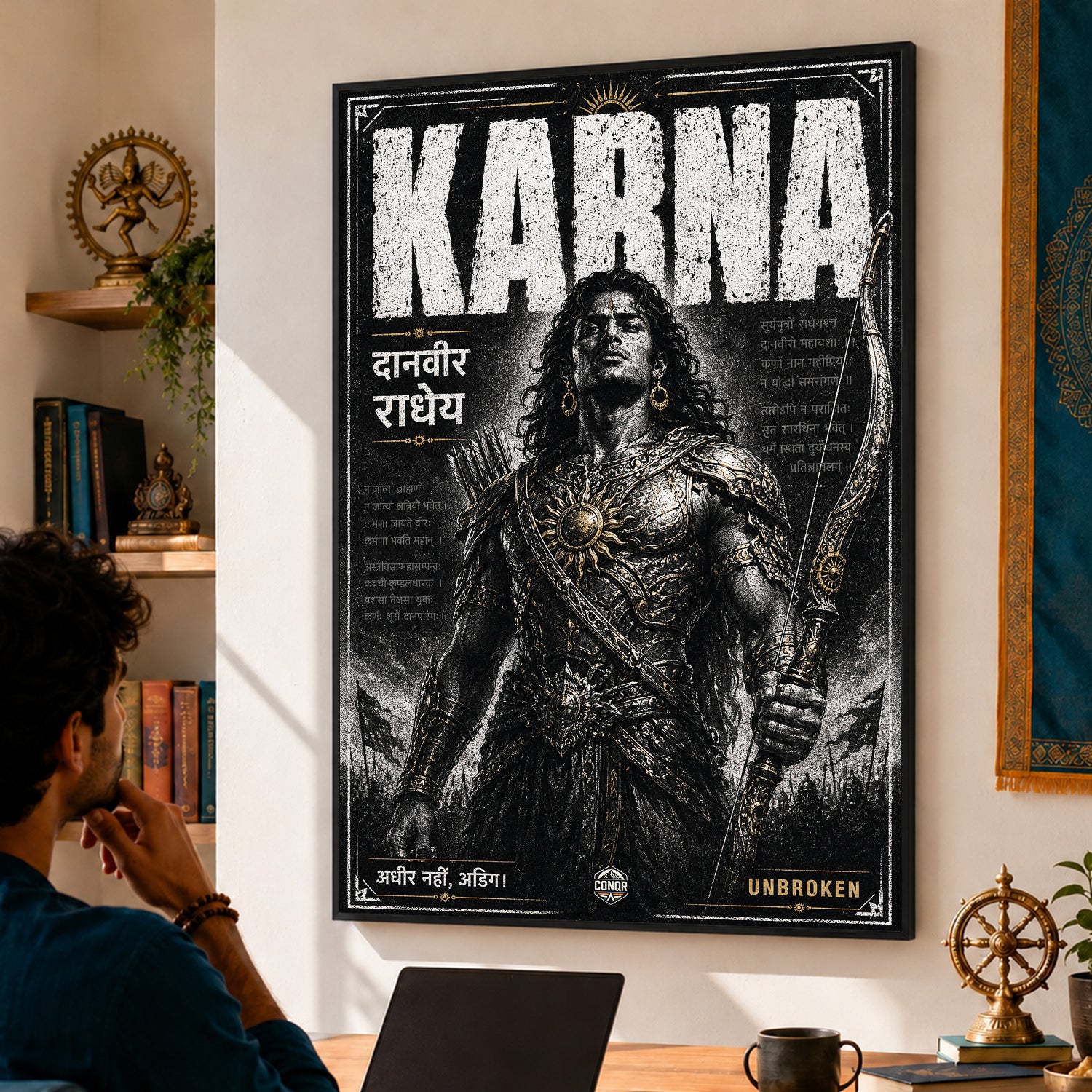 Daanveer Legacy Wall Art (CONQR_KARN_008)