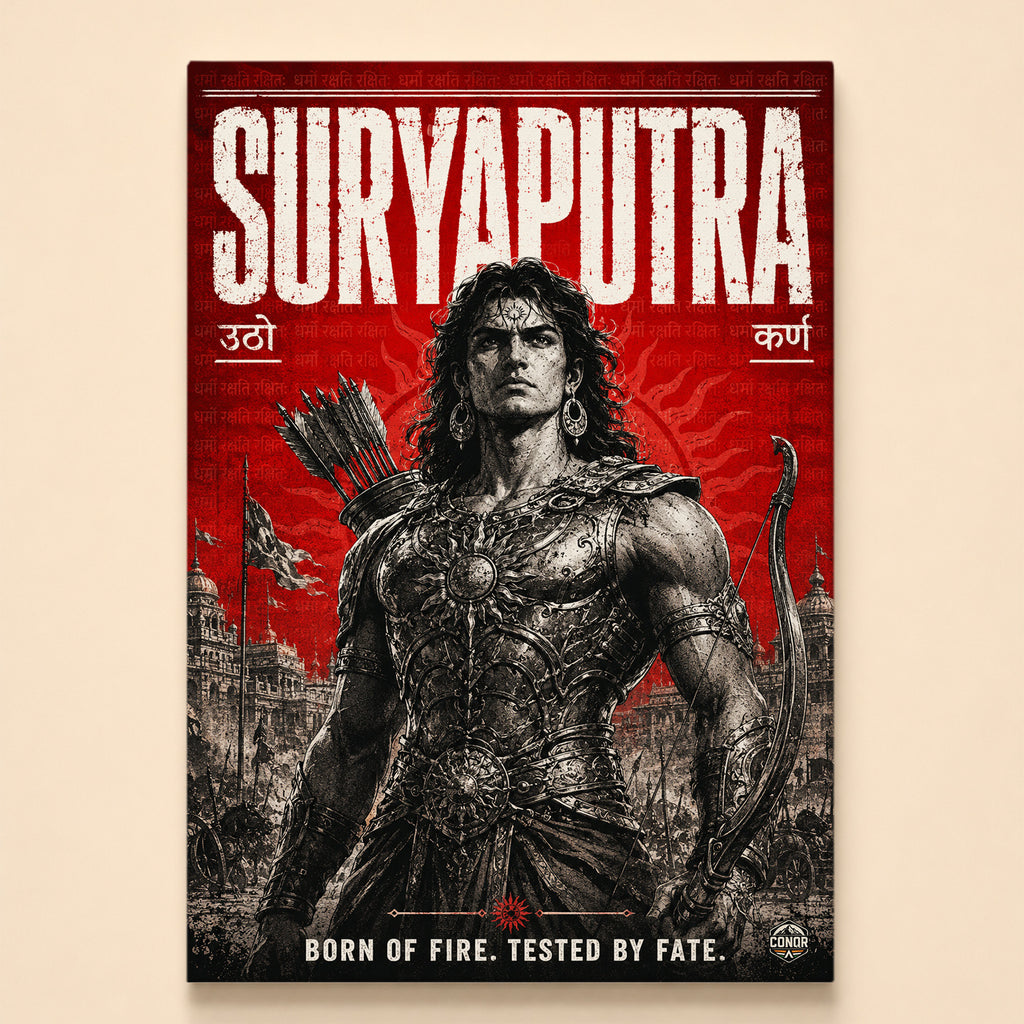 Suryaputra Karn Warrior Wall Art (CONQR_KARN_001)