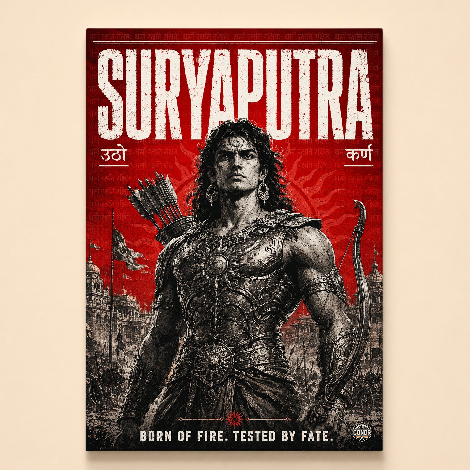 Suryaputra Karn Warrior Wall Art (CONQR_KARN_001)