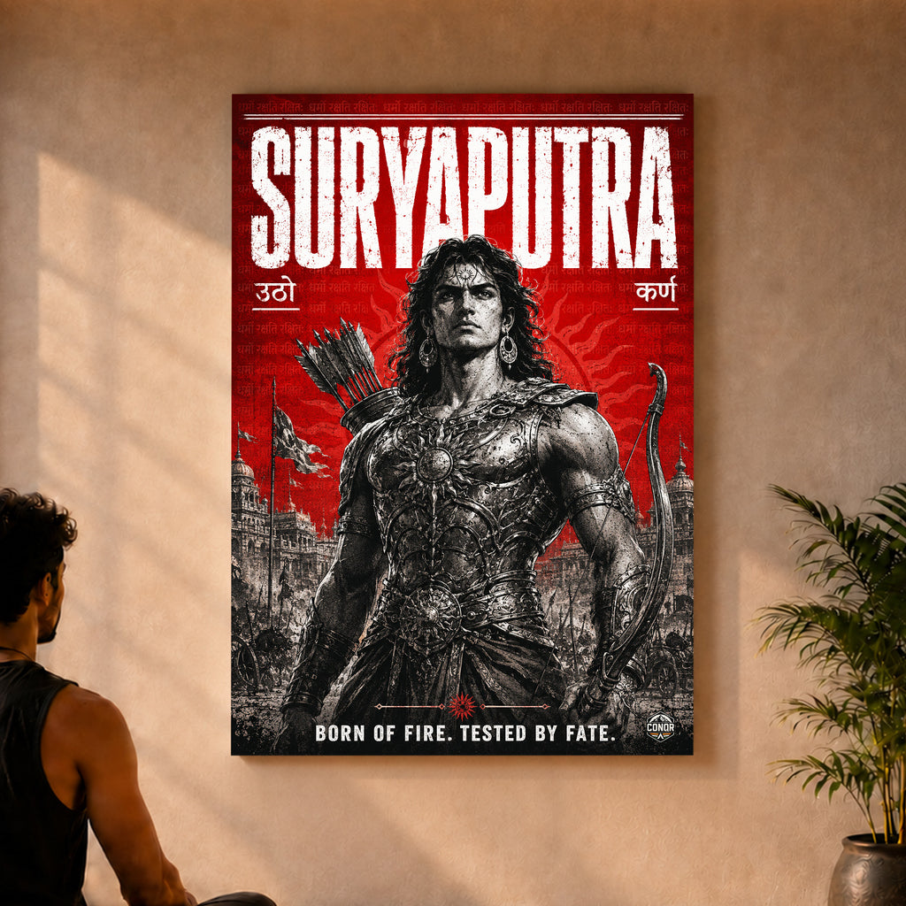 Suryaputra Karn Warrior Wall Art (CONQR_KARN_001)
