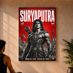 Suryaputra Karn Warrior Wall Art (CONQR_KARN_001)