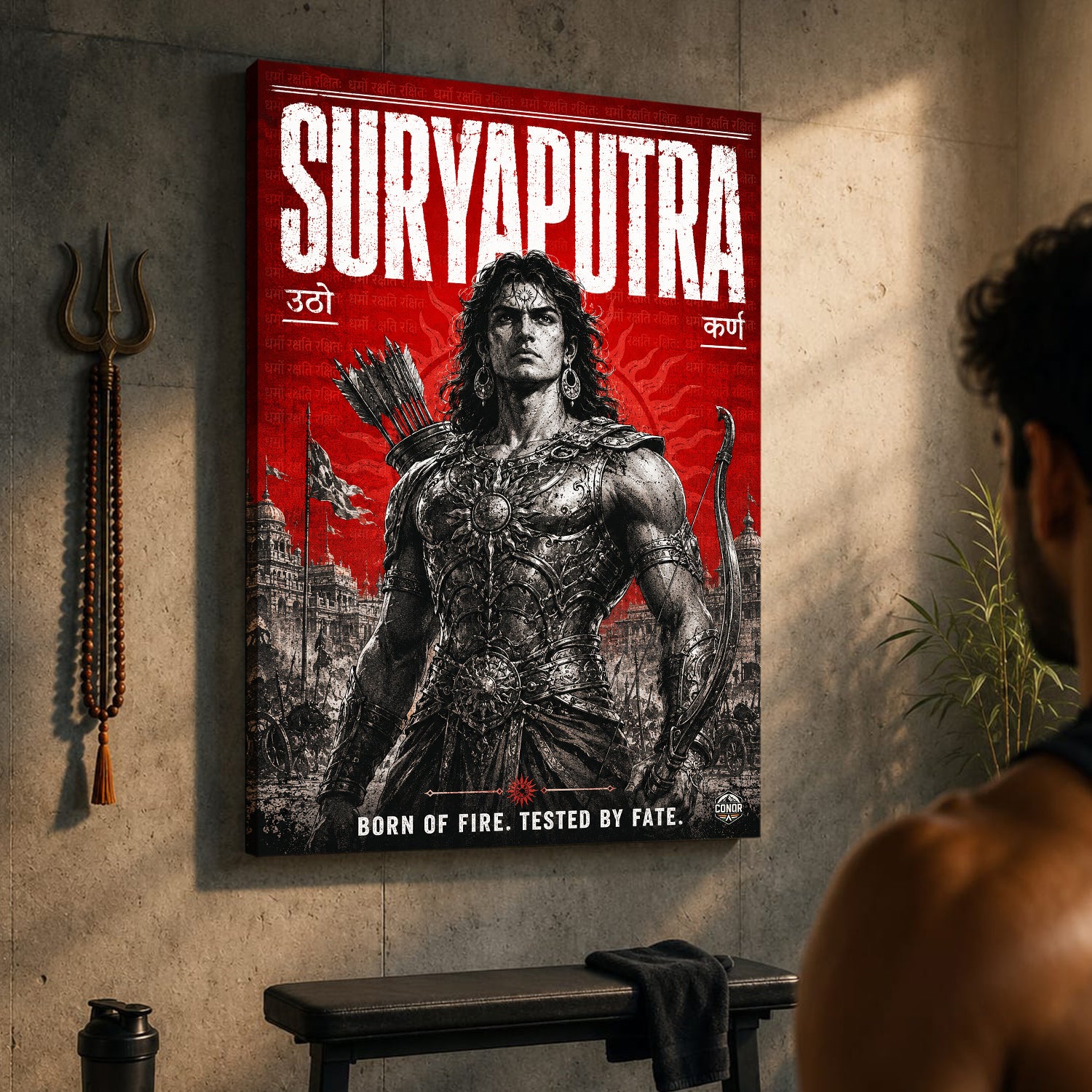 Suryaputra Karn Warrior Wall Art (CONQR_KARN_001)