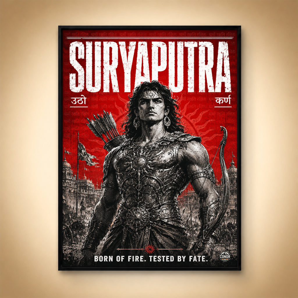 Suryaputra Karn Warrior Wall Art (CONQR_KARN_001)