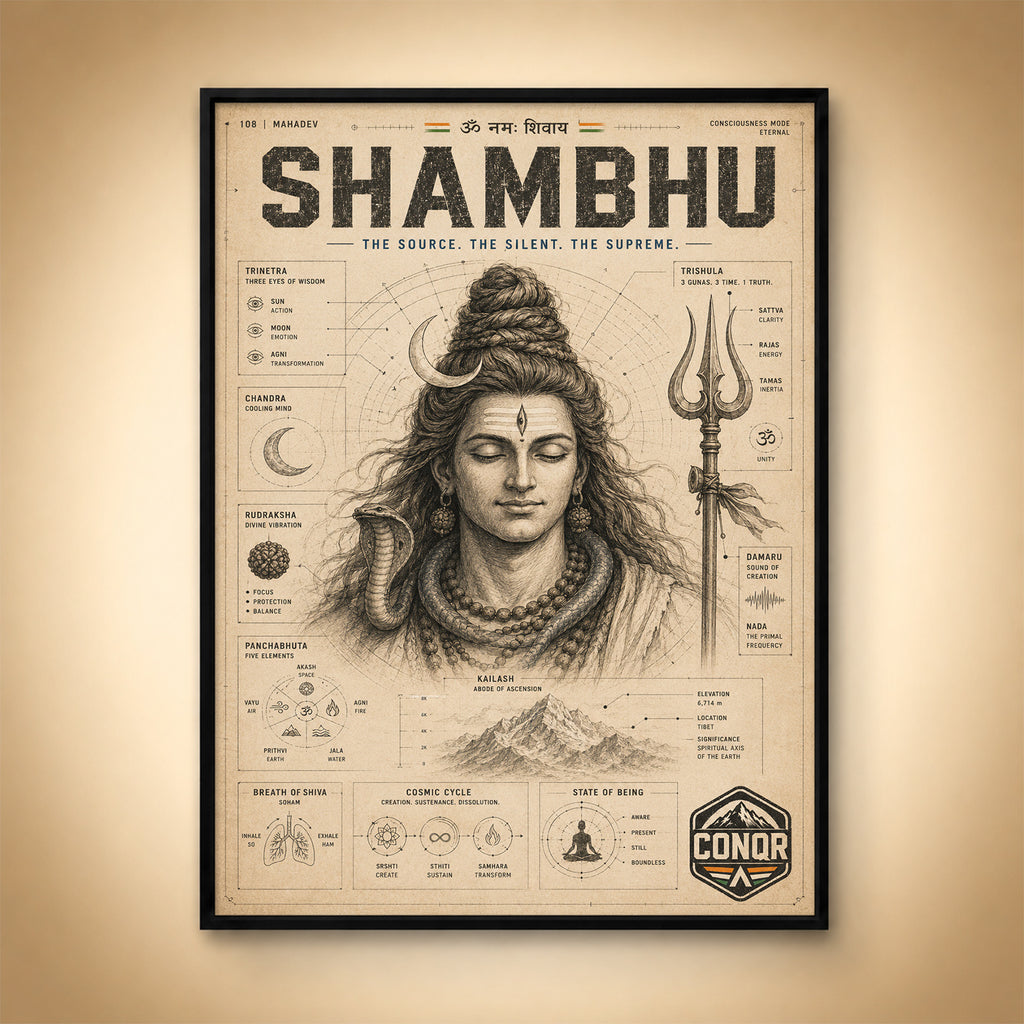 Shambhu – The Anatomy of Eternal Stillness (CONQR-SNF-SHIVA-025)
