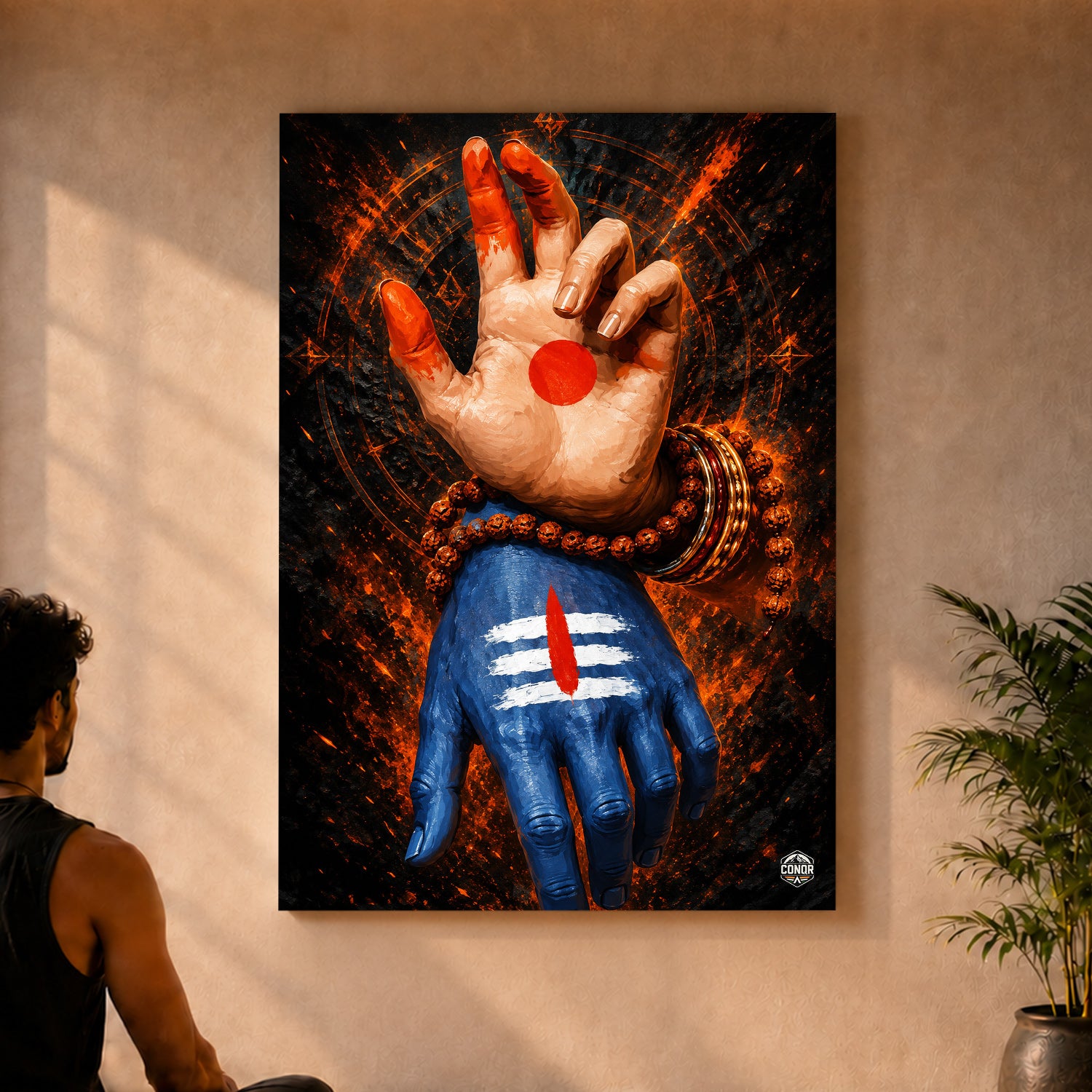 Divine Mudra – Shiva & Shakti in One Gesture