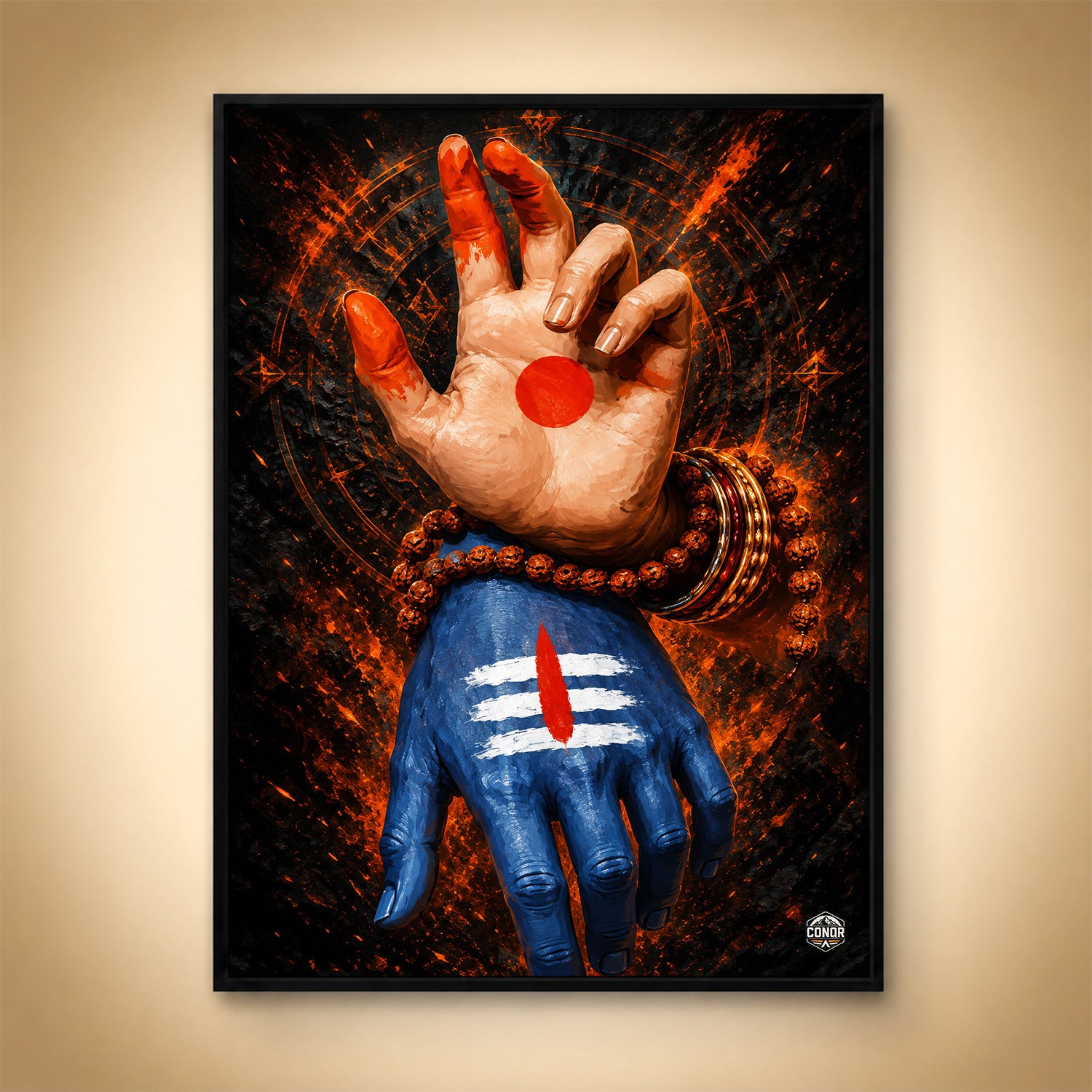Divine Mudra – Shiva & Shakti in One Gesture