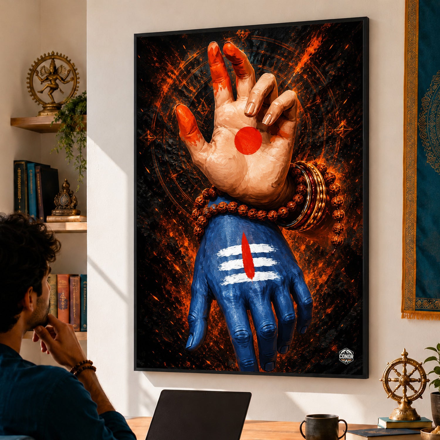 Divine Mudra – Shiva & Shakti in One Gesture