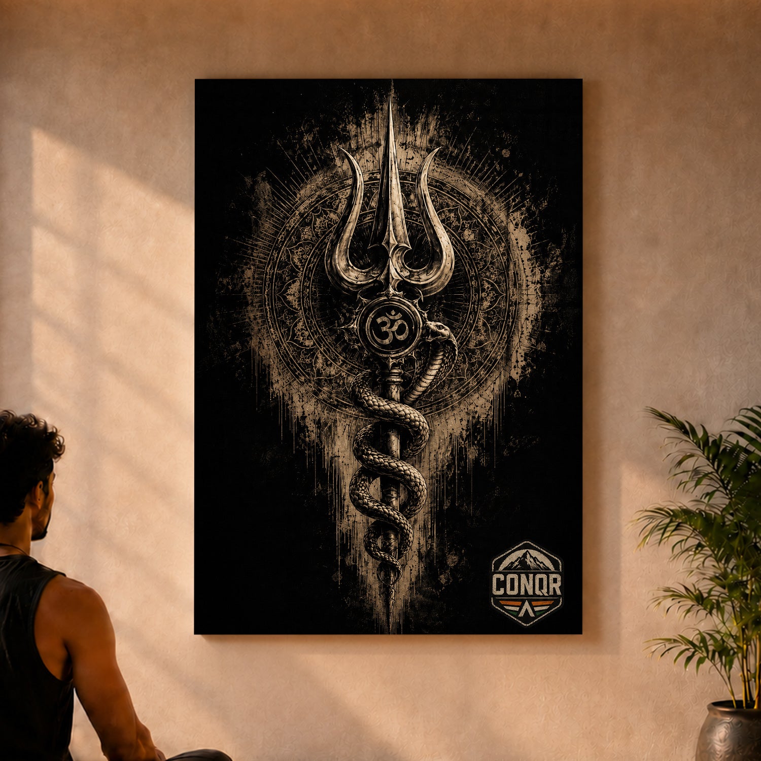 Trishul & Serpent – The Om at the Center