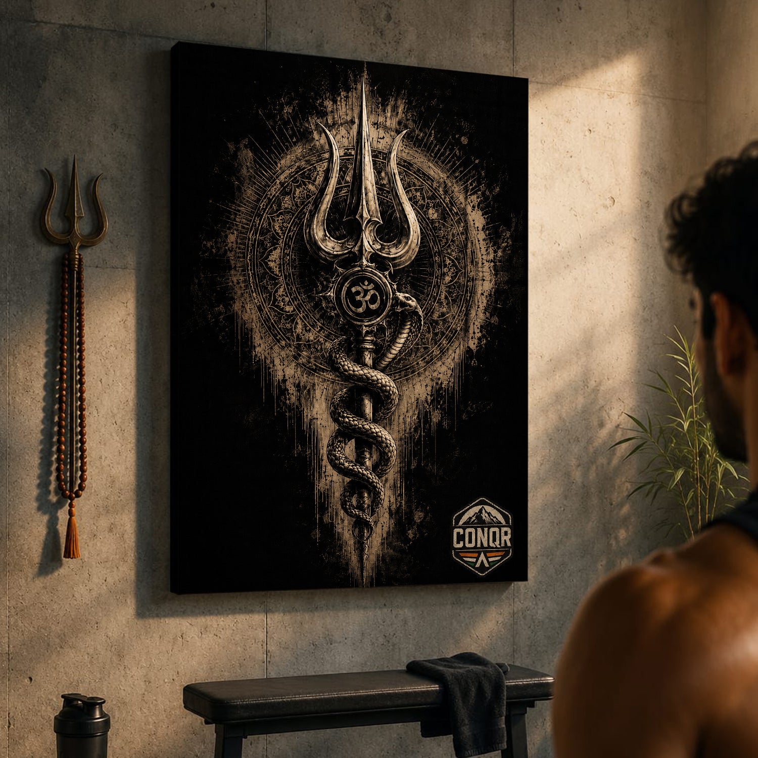 Trishul & Serpent – The Om at the Center