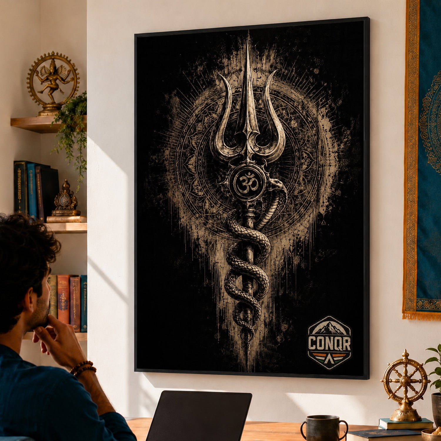 Trishul & Serpent – The Om at the Center