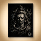 Meditative Mahadev – Stillness Coiled in Power