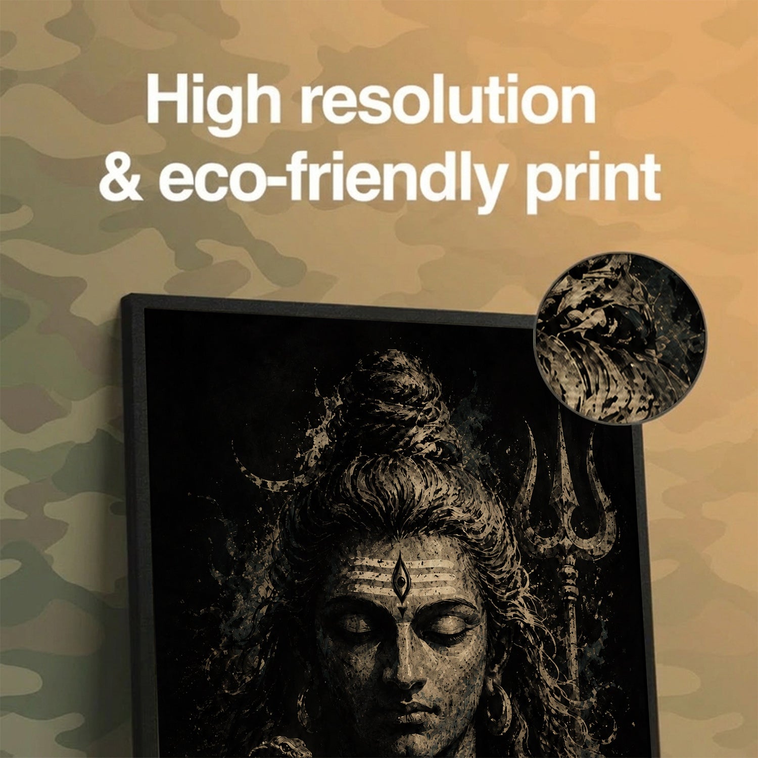 Meditative Mahadev – Stillness Coiled in Power