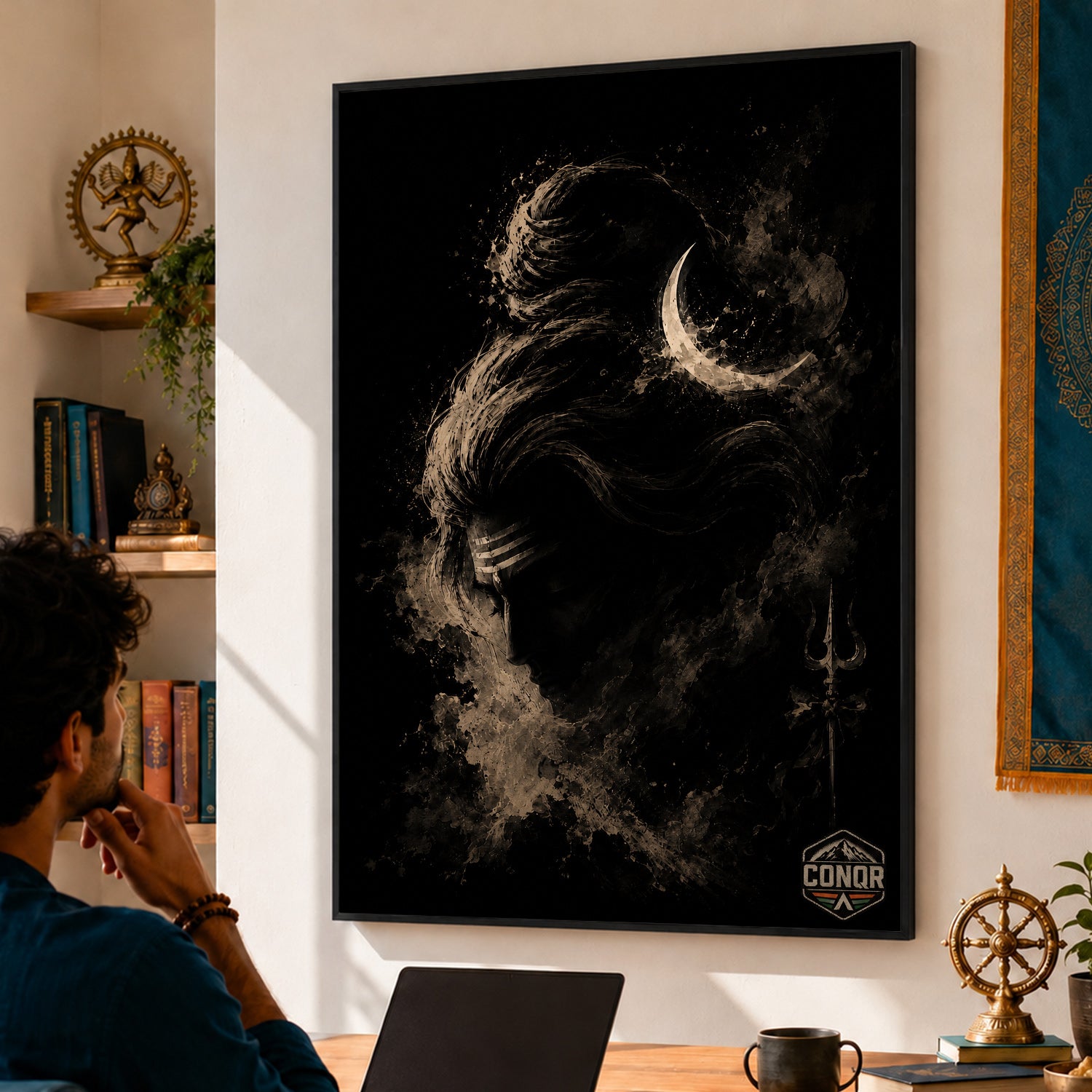 Shadow of the Divine – Shiva in Black on Black