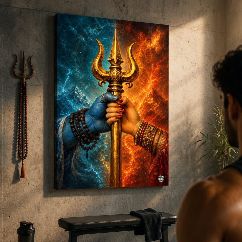 Shiva & Shakti – One Trishul, Two Worlds