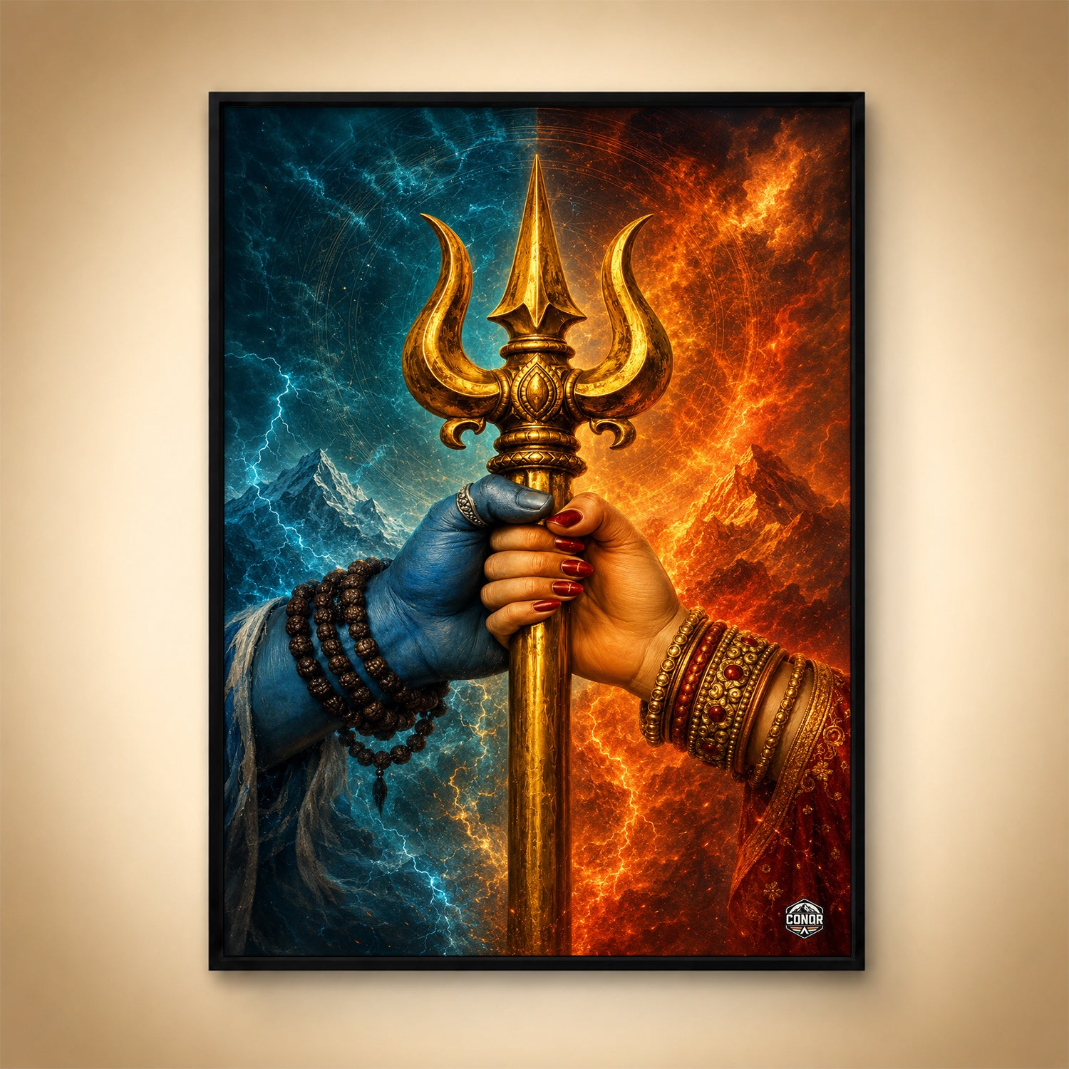 Shiva & Shakti – One Trishul, Two Worlds